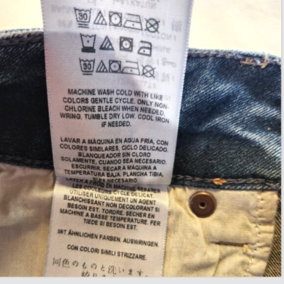 Guess Sarah Skinny Low- Rise Distressed Jeans Medium Vintage Wash - Picture 16 of 16